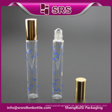 SRS kosmetische Glasrolle auf Flasche, 10ml transparente Glasflaschen Öl Parfüm Großhandel